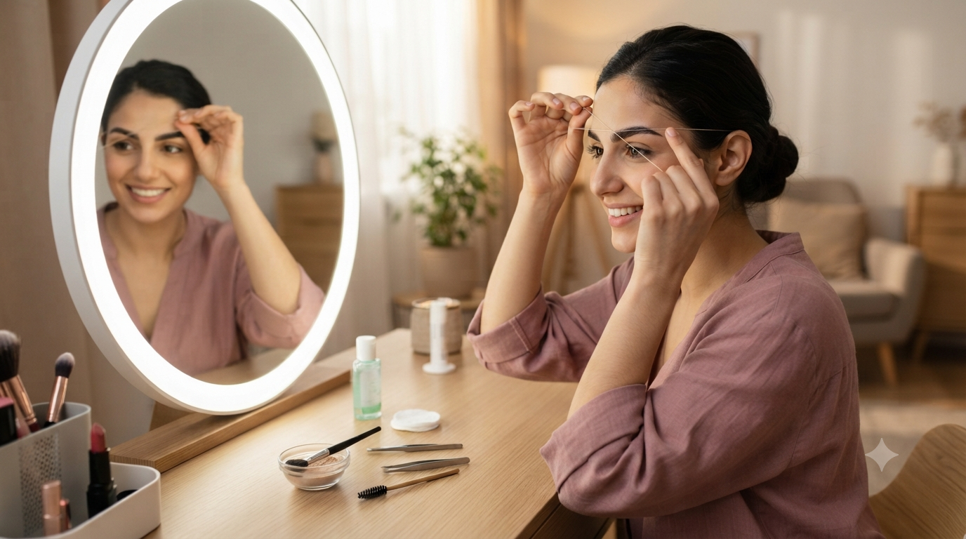 ترتيب الحواجب في المنزل.. خطوات بسيطة للحصول على إطلالة طبيعية ودقيقة