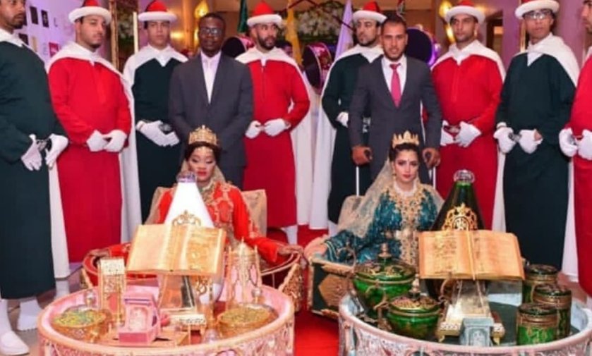 5 أزواج من ذوي الاحتياجات الخاصة يحتفلون بزفاف جماعي بالدار البيضاء بمشاركة الدوزي وفنانين مغاربة