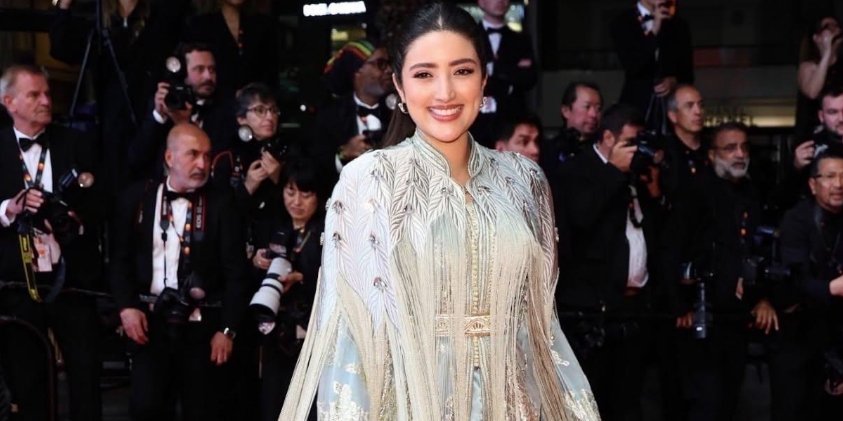 فيريال زياري تخطف الأنظار في مهرجان كان السينمائي