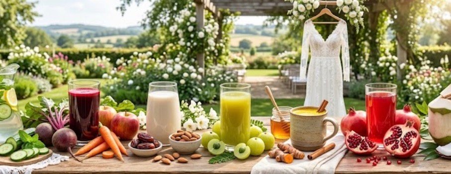 8 مشروبات طبيعية لإشراقة العروس قبل الزفاف