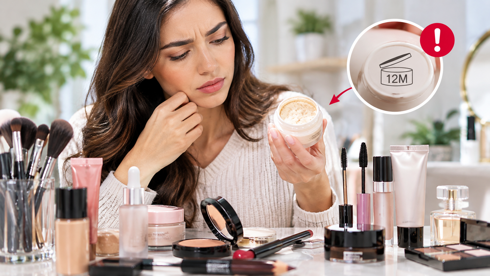 كيف تعرفين أن مستحضرات التجميل لديكِ انتهت صلاحيتها؟