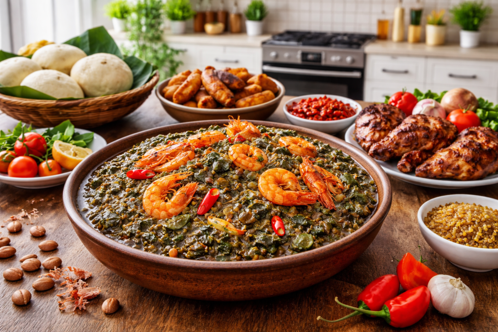 Mouthwatering African Flavors: Ndjoli Cameroonian Dish